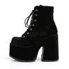 DemoniaCult - CAMEL203 Plattformstiefel - Schwarz Product image